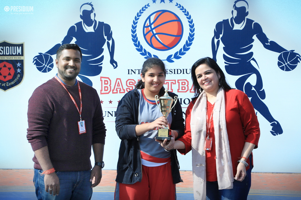 Presidium Gurgaon-57, OUR PRESIDIANS WIN THE INTER-PRESIDIUM BASKETBALL CHAMPIONSHIP